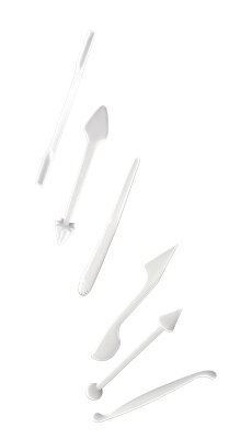 Modellierstäbchen Modellierwerkzeug für Fondant + Marzipan Gr.2 6-tlg.