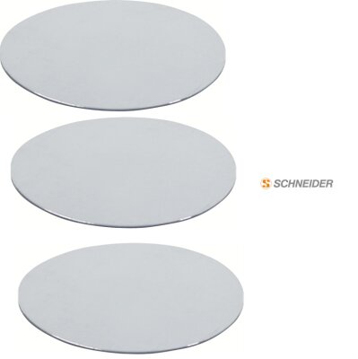 Tortenuntersetzer Tortenscheibe Tortenunterleger 3er Set silber °290mm