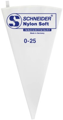 Spritzbeutel aus Nylon Soft Mehrweg Undurchlässig Größe 0/250mm mit Aufhänger