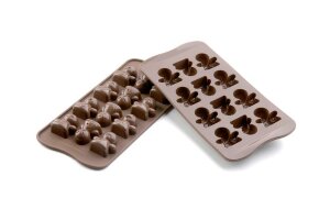 Silikon Schokoladen-Form Pralinenform Mood/Stimmung 3x4...