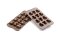 Schokoladenform Pralinenform Backform Silikon MOOD/STIMMUNG 3x4=12 Mulden a 8ml