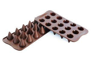 Schokoladenform Pralinenform Backform Silikon KEGEL/KONO...