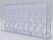 Schokoladenform Pralinenform Motiv Rubin Layout 3x8 = 24 Mulden