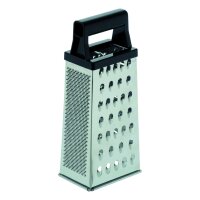 Universal-Reibe aus Edelstahl 4-seitig