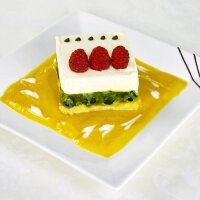 Schaumspeisering Dessertform Mousse-Ring Schaumgebäckringe 4er Set Quadratisch 60x60mm Edelstahl