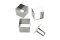 Schaumspeisering Dessertform Mousse-Ring Schaumgebäckringe 4er Set Quadratisch