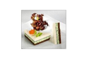 Schaumspeisering Dessertform Mousse-Ring Schaumgebäckring 4er Set Dreieck 65x65mm