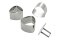Schaumspeisering Dessertform Mousse-Ring Schaumgebäckringe 4er Set