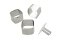 Schaumspeisering Dessertform Mousse-Ring Schaumgebäckringe 4er Set Quadratisch