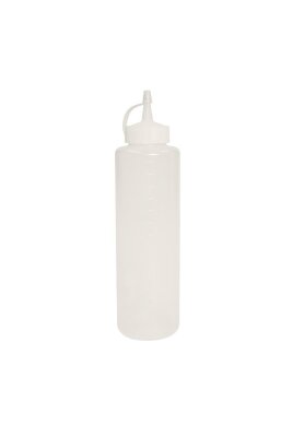 Spenderflasche Quetschflasche Mayonaisenspender Soßenspender 750ml Transparent
