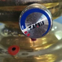 BEEM Samowar Teekocher Odessa I vergoldet Typ 1003 Wasserbehälter 15 L Teekanne 2 L B-Ware