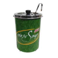 Suppentopf "Hot Soup" 5 Liter verschiedene Aufdrucke B-Ware