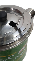 Suppentopf "Hot Soup" 5 Liter verschiedene Aufdrucke B-Ware
