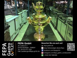 Samowar Royal, 00-10122 -15 Liter + 2 Liter, gebraucht