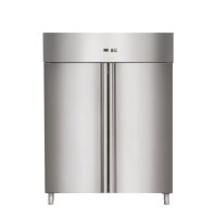 Edelstahltiefkühlschrank 2 Türen 1333 Liter