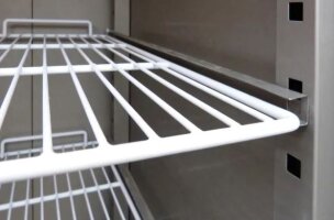 Edelstahltiefkühlschrank 2 Türen 1333 Liter