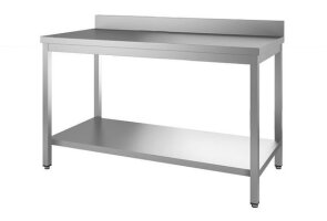 Arbeitstisch 1800x700x850mm mit Grundboden mit Aufkantung...