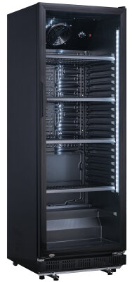 Flaschenkühlschrank 347 Liter Schwarz