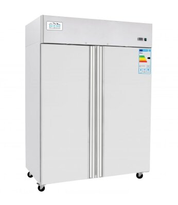 Tiefkühlschrank 2-türig Edelstahl 1240L