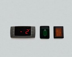 Edelstahlkühlschrank 2 Türen 1333L