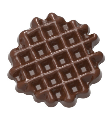 Schokoladenform Pralinenform Motiv Waffel