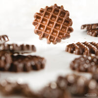 Schokoladenform Pralinenform Motiv Waffel