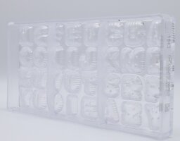 Schokoladenform Pralilnenform Motiv ABC