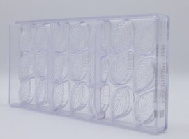 Schokoladenform Prallinenform Blatt