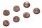 Schokoladenform Pralinenform Motiv Knöpfe 7 Designs 3x7 Chocolate World CW1662
