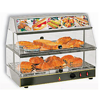 Neumärker Warmhaltevitrine 2 Etagen 590 x 360 x 446...