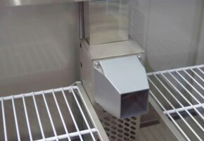 Pizzakühltischtisch 3 Türen Edelstahl 260L