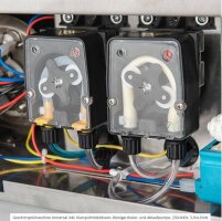 Geschirrspülmaschine Universal inkl. Klarspülmitteldosier-,Reinigerdosier- und Ablaufpumpe, 230/400V, 3,9/4,9 kW