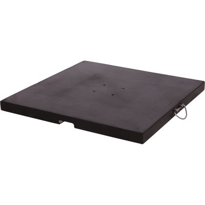 Granitplatte Polish 120kg schwarz