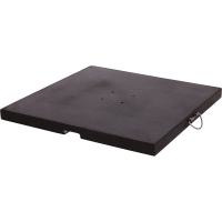 Granitplatte Polish 120kg schwarz