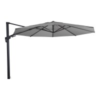 Ampelschirm VirgoFlex grau, Ø 3,5m