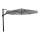 Ampelschirm Sonnenschirm Gartenschirm VIRGO-FLEX Grau °3,5m ALU-Gestell