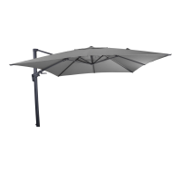 Ampelschirm VirgoFlex grau, 3x3 Meter