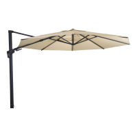 Ampelschirm VirgoFlex ecru, Ø 3,5m