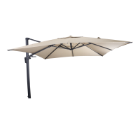 Ampelschirm VirgoFlex ecru, 3x3 Meter