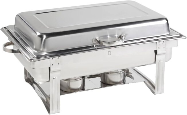 Chafing Dish ELEGANCE Catering Wärmebehälter mit Deckel GN1/1 Speisewanne 9L