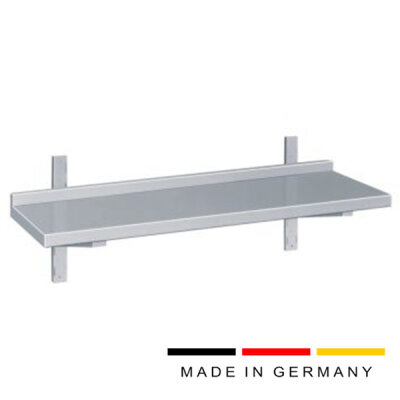 Wandbord mit Aufkantung inkl. Wandschiene und Winkel, 1200x300x40mm