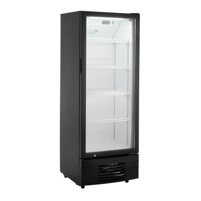 Getränkekühlschrank ECO 278L schwarz, 592 x 605 x 1640 mm, B-Ware