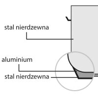 Suppentopf hohe Form, mit Deckel, Ø 200 mm,...