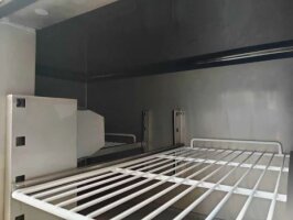 Pizzasaladette 2 Türen und eckiger Glasaufsatz 176...