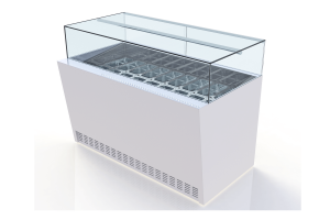 Eiscreme Vitrine Fusion Static, für 9...