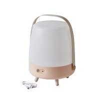 Kooduu LED Lampe mit Bluetooth Lautsprecher Lite-up Play Light rose