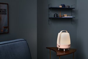 Kooduu LED Lampe mit Bluetooth Lautsprecher Lite-up Play Light rose