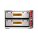 GMG Classic Pizzaofen mit Thermometer 16kW 400V 2 Kammern 9+9 Pizzen ⌀30cm