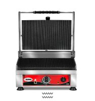 GMG Kontaktgrill, elektro, 3kW, 230V oben und unten gerillt