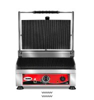GMG Kontaktgrill, elektro 2,5kW 230V oben und unten gerillt
